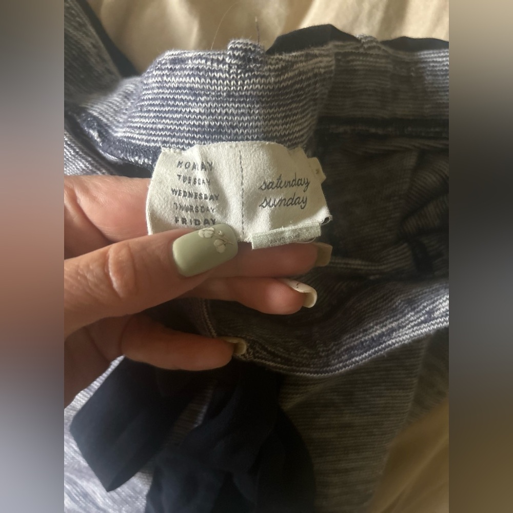 Anthropologie cotton shorts with tie accent - Picture 6 of 6